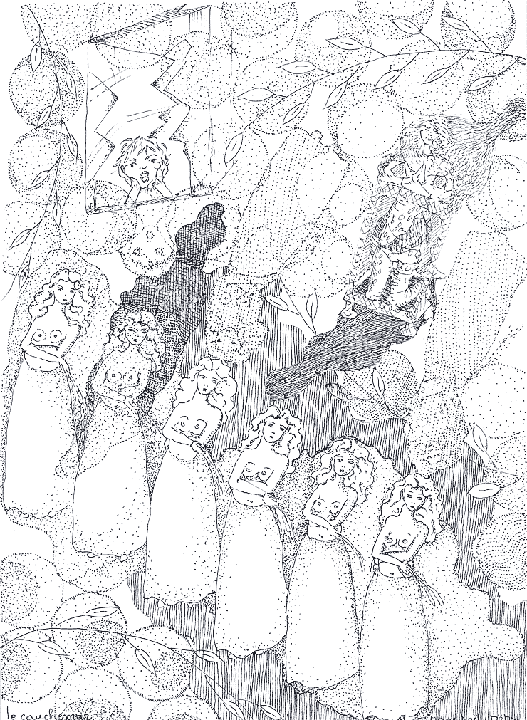 «Le cauchemar» Dessin de Marie Noël Döby © 2013. "Le cauchemar" Dessin de Marie Noël Döby © 2013.